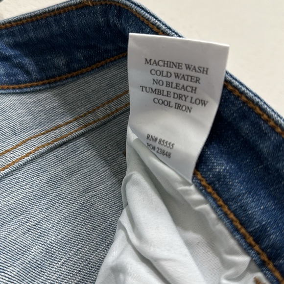 Studio Blue Mid Rise Cropped Relaxed Skinny Jeans - Picture 5 of 7